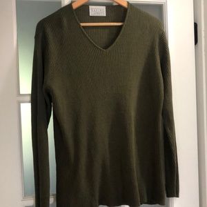 Vintage ribbed long sleeve sweater